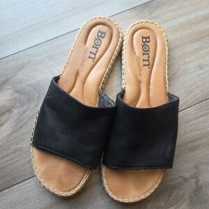 Women's Black Slide Sandals